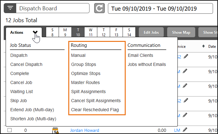 Route Scheduling & Optimization feature of Service Autopilot