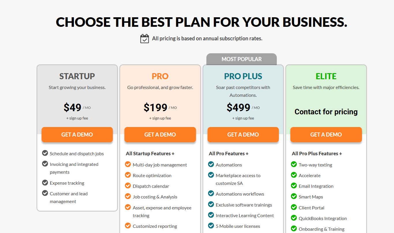 Service Autopilot Pricing: Every Plan