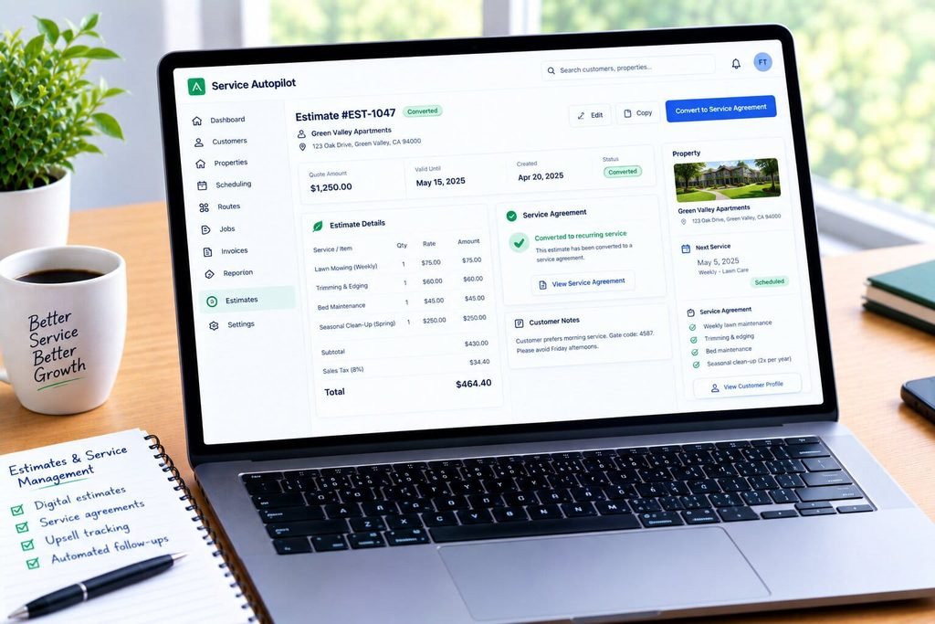 Estimates and Service Management